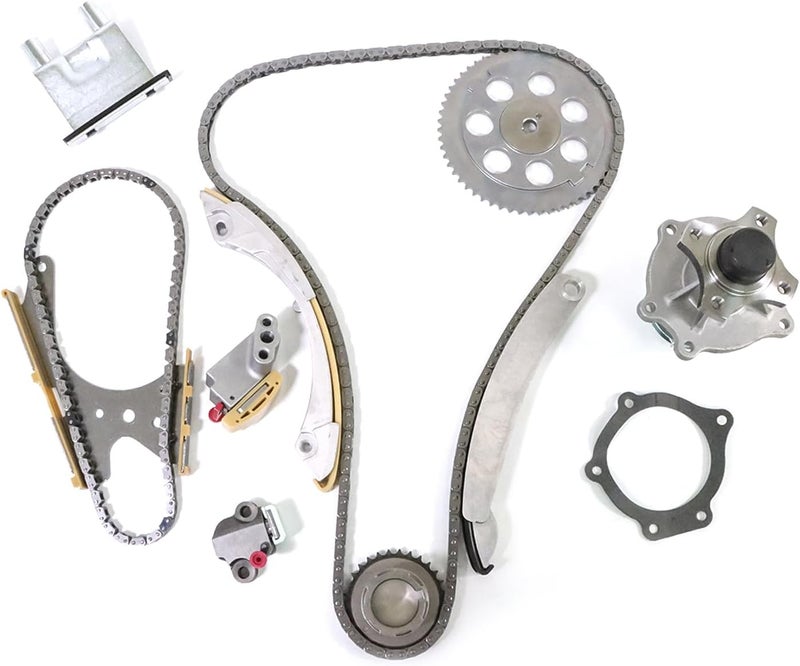 Daysyore Engine Timing Chain Kit with Water Pump w/Gasket Fits for 2004-2006 Colorado 2.8L 3.5L, for 2004-2006 Canyon 2.8L 3.5L, for 2002-2007 Trailblazer 4.2L GAS DOHC - Image 1